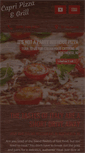 Mobile Screenshot of capripizzagrill.com